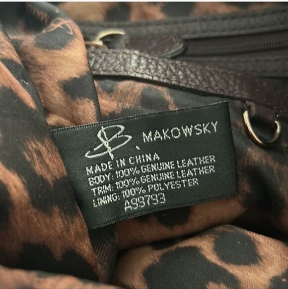 b. makowsky Dark Brown Studded Hobo Bag - Picture 5 of 16